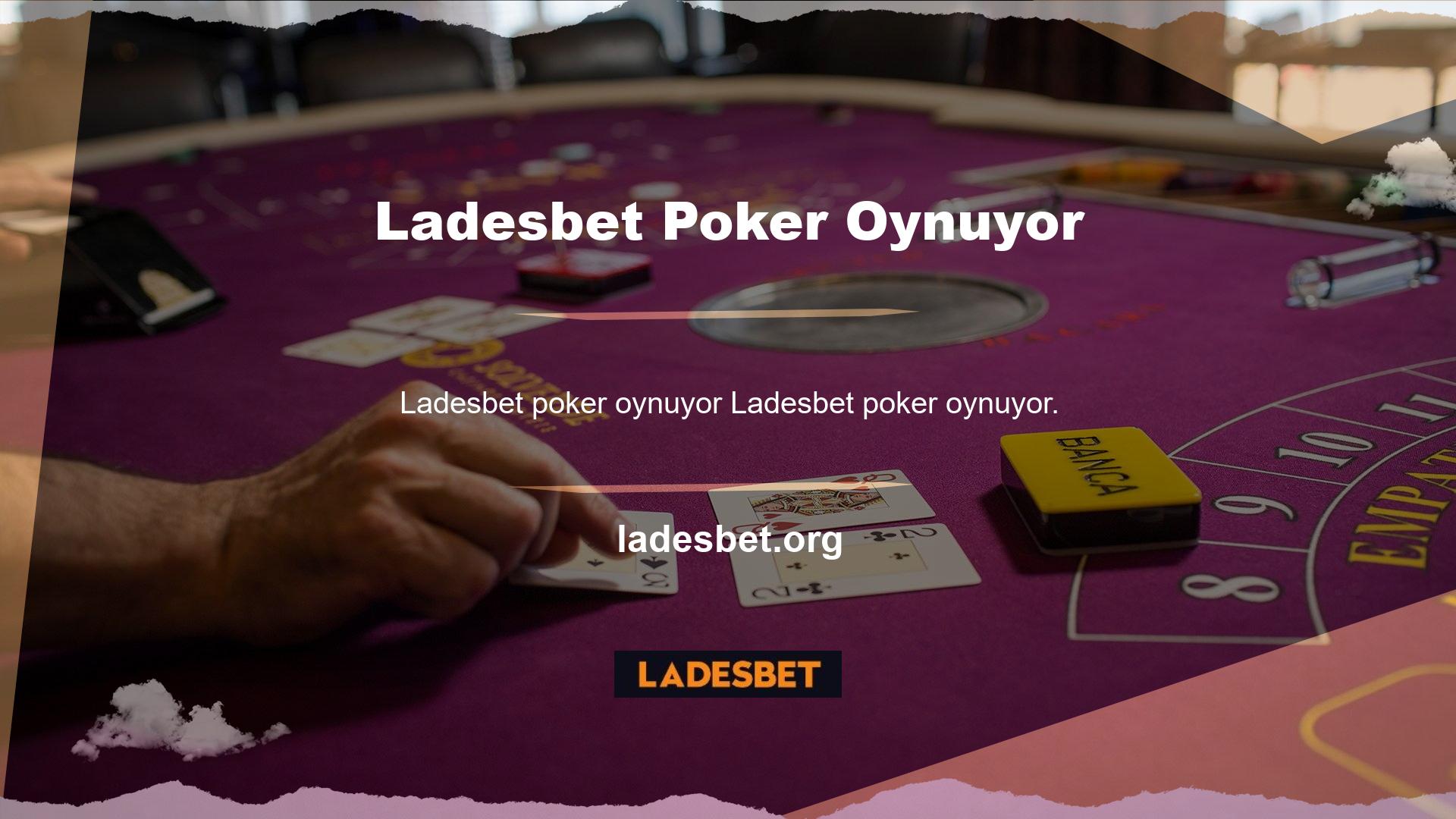 Poker sahnesinde Ladesbet Poker oynadığınızda hızlı sistemleri öğrenirken her zaman aktif kalma fırsatına sahip olursunuz