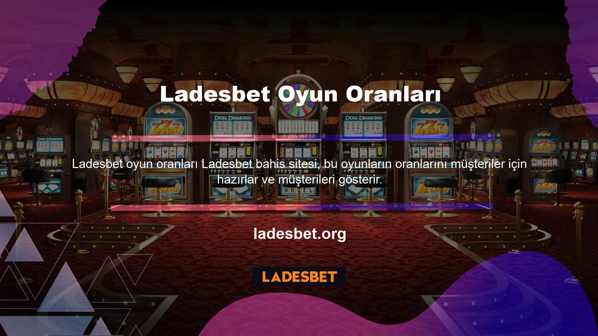Para kazanmak ve bu parayı güvenli ve güvenilir bir şekilde geri çekmek istiyorsanız, Ladesbet bu konuda çok titizdir ve uzun yıllar boyunca herhangi bir müşteri sorununa neden olmamıştır
